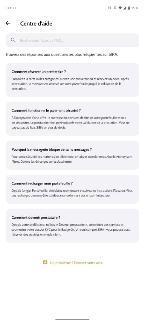 Trouver un plombier à Lomé avec paiement sécurisé